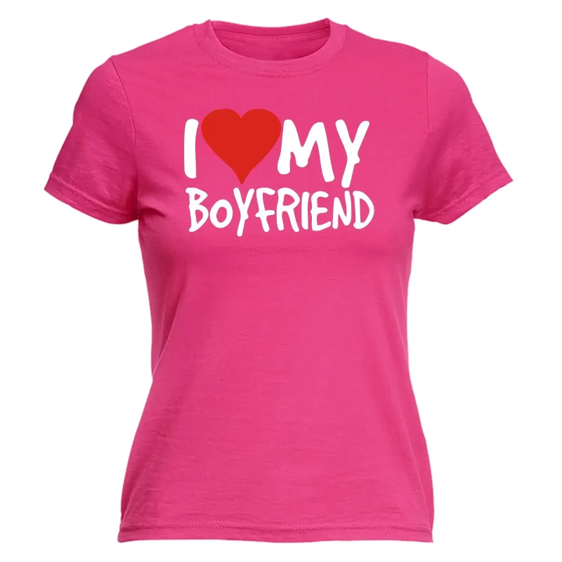I Love My Husband Boyfriend WOMENS T-SHIRT Tee Birthday Girlfriend Wife Partner Funny Kawaii Clothes Oversized T Shirt Tops Tee