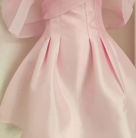 KBQ Sweet Solid Slimming Lace A Line Dresses For Women Square Collar Sleeveless High Waist Temperament Dress Female Fashion New