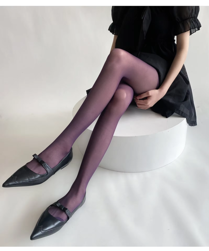 Blue Green Ultra-thin Nylon Thigh High Stockings Pantyhoses Women Sexy Women Tights Velvet Sexy Lingeries Hosiery Body Stockings
